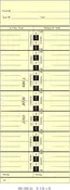 36-2: Thurs-Wed Weekly or Bi-Weekly Time Cards, Box of 1000