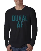 Duval AF Long Sleeve Black/Teal