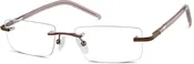 Customizable Rimless Glasses 3930