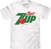 Cherry 7UP Soda T-Shirt - White