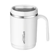 16 oz Stainless Steel Tumbler with Lid | Durable Coffee Mug with Splash Proof Cover