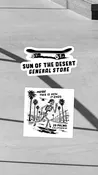 Skate Sticker Set — SUN OF THE DESERT
