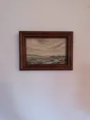 Antique Style Framed Art Print - Landscape - "Hushed Auburn"