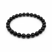 A Grade Black Jade 7-7.5mm Bracelet