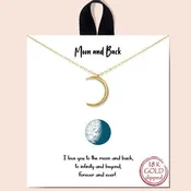 077722, "MOON AND BACK" NECKLACE