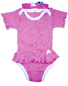 Girls 3 PC Contrast Set