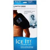 Battle Creek Ice It! Cold COMFORT Shoulder Cold Therapy Wrap (Model 516) – Reusable Flexible Ice Pack for Shoulder Pain & Swelling