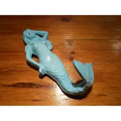 Beach Decor Blue Mermaid Wall Hook — Candy's Cottage