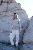 Brushed Crop Sweater