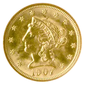 $2 1/2 Liberty Head Quarter Eagle BU