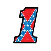 #1 Rebel Die-cut Magnet