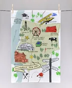 12572 Rhinebeck Tea Towel
