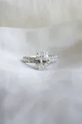 3.06 ct Oval Cut Diamond Hidden Halo Ring — Lewis Jewelers