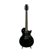 Ascent Collection H-137 Humbucker Electric Guitar, Black