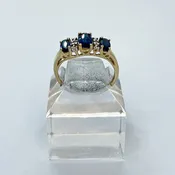 10K Dainty Sapphire Ring