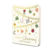 Charming Birthday Deluxe Greeting Card
