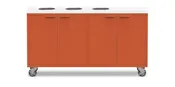 Active Duty ADA Recycling Credenza 60W | 2 - 4 Bin