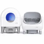 Cumrige Self-Cleaning Litter Box Bundle (M4 + E) – Automatic No-Scooping Cat Litter System for Multi-Cat Homes, Odor Control & Easy Cleaning