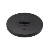 0.5" Height Monopoint - Black - Round