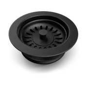 3.5" Matte Black Disposal Sink Drain