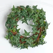11" Artificial English Ivy on Natural Grapevine Wreath