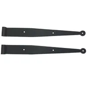 13.25 Inch Strap Hinge Pair W/O Pintles – .375″ Minimal Offset
