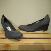 Arche Gray Nubuck leather Wedges