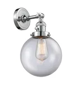 Innovations LED Wall Sconce in Polished Chrome from the Franklin Restoration collection - 203SW-PC-G202-8-LED