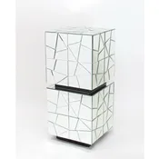 BEVELED MIRROR PEDESTAL
