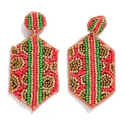 Animal print Beaded Earrings