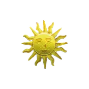 Sun Face pin — Bamboo Jewelry