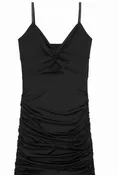 Amelia Shine Dress - Black