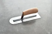 10 x 3 Finishing Trowel Wood Handle Round & Square Edges