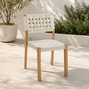 Looma Outdoor Dining Chairs (Set of 2) | Rope & Acacia Patio Seating