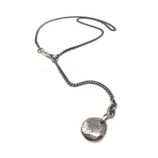 Sterling Silver Artifact Y Necklace