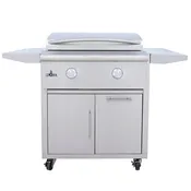 Blaze 30" LTE PLUS 2-Burner Built-In Gas Griddle w/ Grill Cart - BLZ-GRIDDLE-LTE3 + BLZ-GRIDDLE-CART-SC2