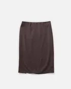 Back Slitted Midi Skirt / Size: W28