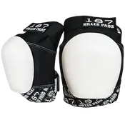 187 Killer Pads - Black/White Pro Knee Pads - Sold In Pairs