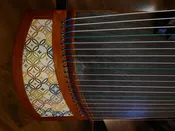 49" Sound of China Concert Carved-Out African Rosewood Guzheng "Pure Jade" 唐韵牌125cm缅酸枝演奏级挖小筝"元琦"