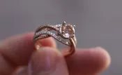 Robert Lance Jewelers & MERITZ-Morganite and Diamond Ring
