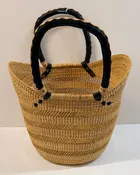 African Sea Grass Shopping Basket