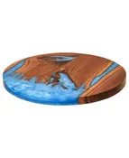 17″ Round Epoxy Lazy Susan