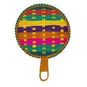 Hand Fan Iraca Straw