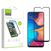 Airium Full Coverage Tempered Glass Screen Protector for Samsung Galaxy A50 / Galaxy A20 - Black