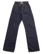 0107-21 - Womens' Wide Straight "Monroe" - One Wash Denim