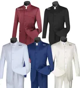 5HT, BANDED COLLAR SUITS