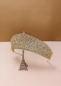 ALINE Simulated Diamond Tiara