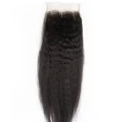 5×5 Kinky Straight Lace Closure