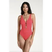 MANHATTAN BEACHWEAR shellbound plunge one piece