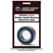 10X16X4 Ceramic Rubber Sealed Bearing MR16104-2RSC